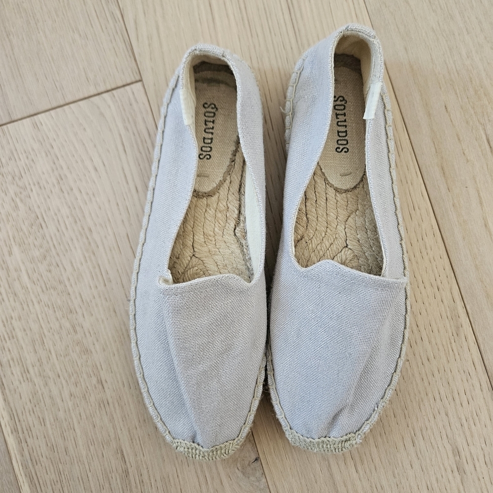 Soludos Light Grey Espadrilles - Picture 4 of 5
